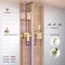 Kibi Cube Pressure Balanced Ceiling Mounted 2-Function Shower System with Rough In Valve - Brushed Gold KSF412BG - alternate 6